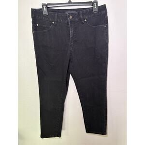 Tahari Black "Haisley Fit Solution" Capri Pants, Size 12 (31)